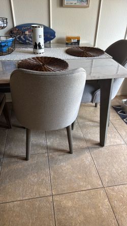 SET OF 5 GRAY CHAIRS $100 FOR ALL