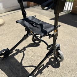 Black Rollator Walker