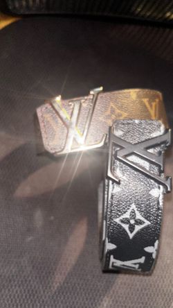 Lv belt Brown and gold