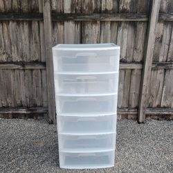 Sterlite 6 Drawer Organizer Storage