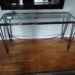 Mid Century  Console  Table 