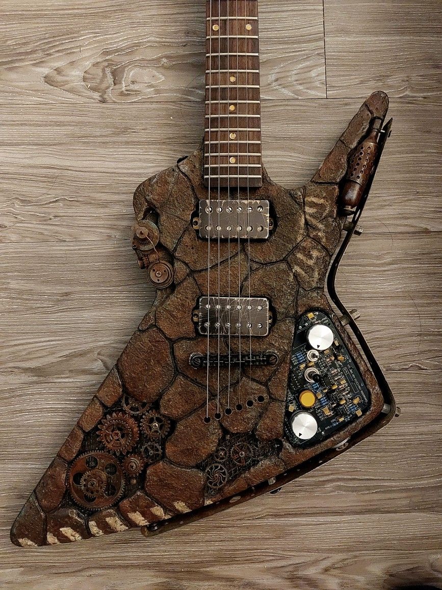 Custom Steampunk Guitar