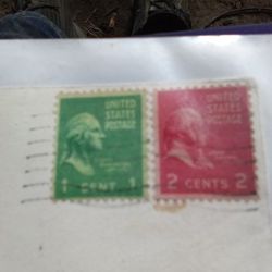 Rare Stamps And  2 Rare 1943 0osttime War  Penny's  Steel   