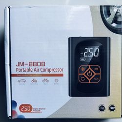 New Rechargeable Digital Air Pump For Car, Motorcycle And Bike.