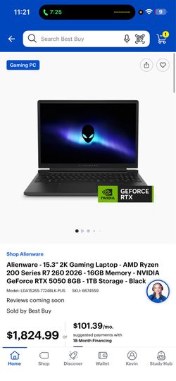 Alienware Gaming Laptop