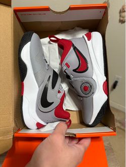 Size 11C - Nike Team Hustle D 11 Cement Grey Black White Gym Red (PS SIZE)