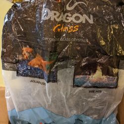10 lbs Black Glass (for fireplaces/fish tanks)