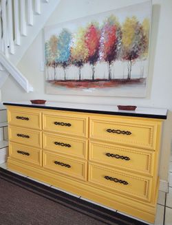 SOLID WOOD DRESSER 9 DRAWERS DELIVERY AVAILABLE