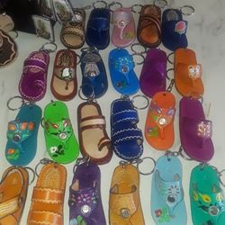 Cute Little Keychains Mexico Leather
