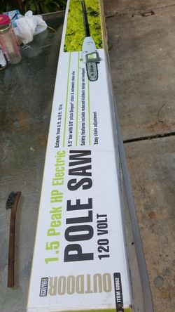 Electric pole saw Harbor Freight