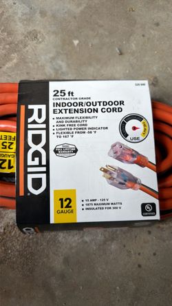 RIGID HEAVY DUTY EXTENSION CORD
