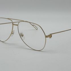 PREMIERE C DE CARTIER PILOT SHAPE EYEGLASSES CT0116O NEW 100% GENUINE ~$1425