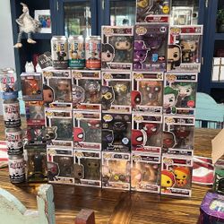 Funko Pop Lot Plus A Few Figures(will Trade For Star Wars Related Things 
