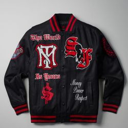 Mens Scarface Wool Varsity Jacket