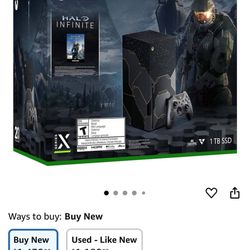 Limited addition Halo Infinite Xbox Series X