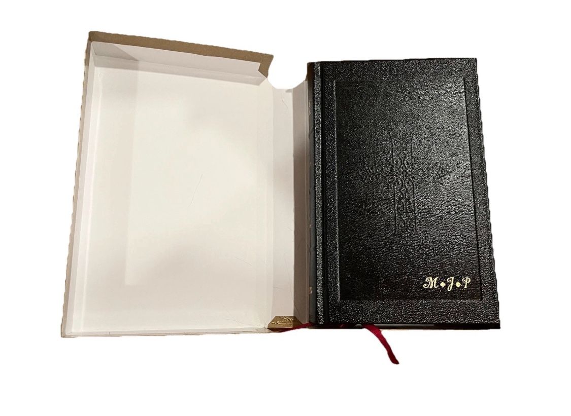Holy Bible Hendrickson Publishers Deluxe Hardcover Leather KJV 1611 Edition Book