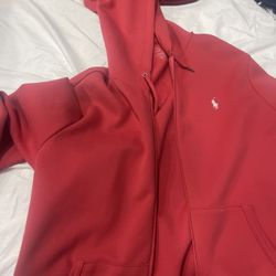 Red Polo Jacket