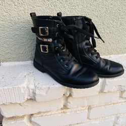 Rachel Shoes: Harley Combat Boots (Big Girls)