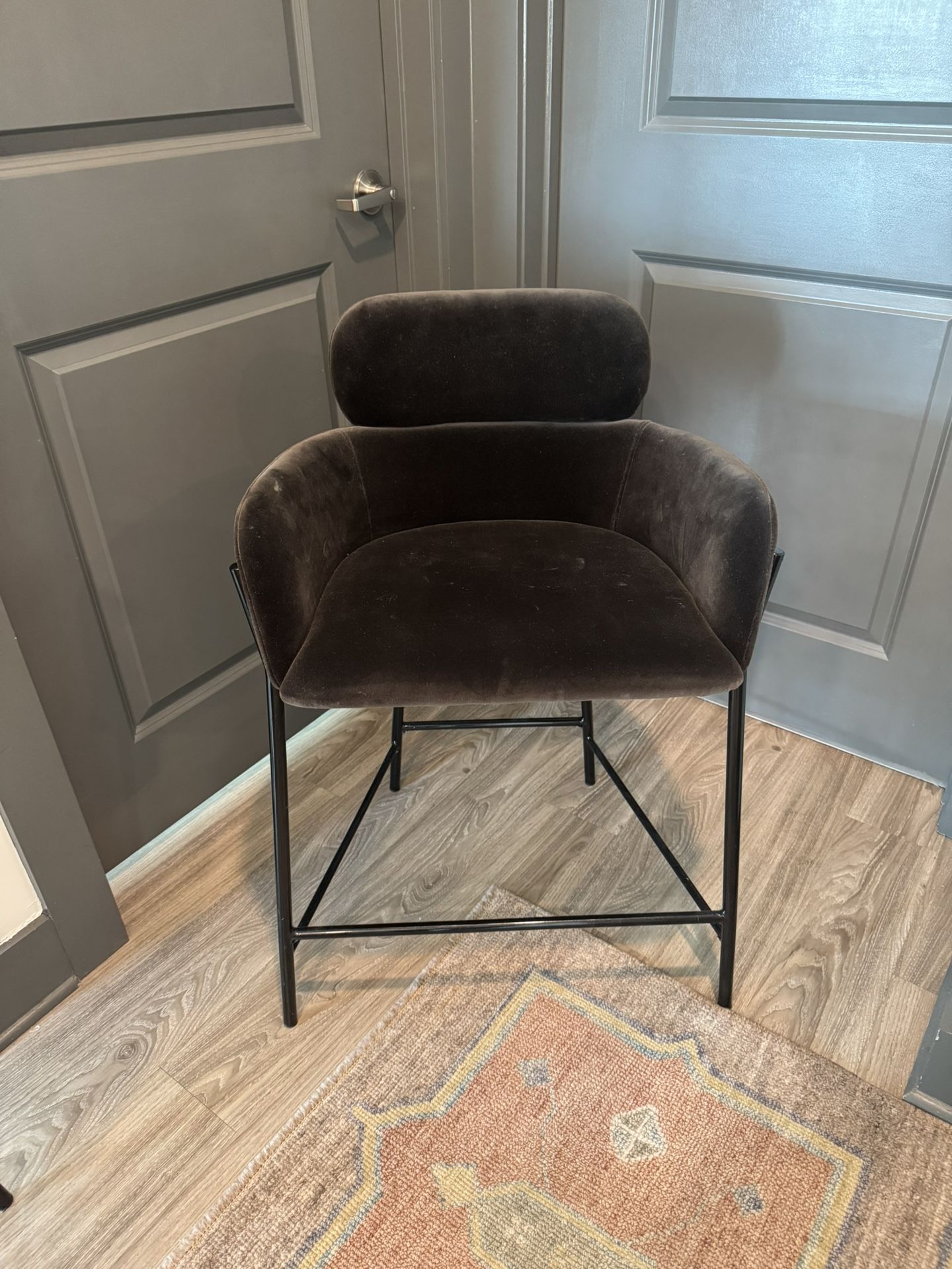 CB2 Mink Counter Stools Set Of 3