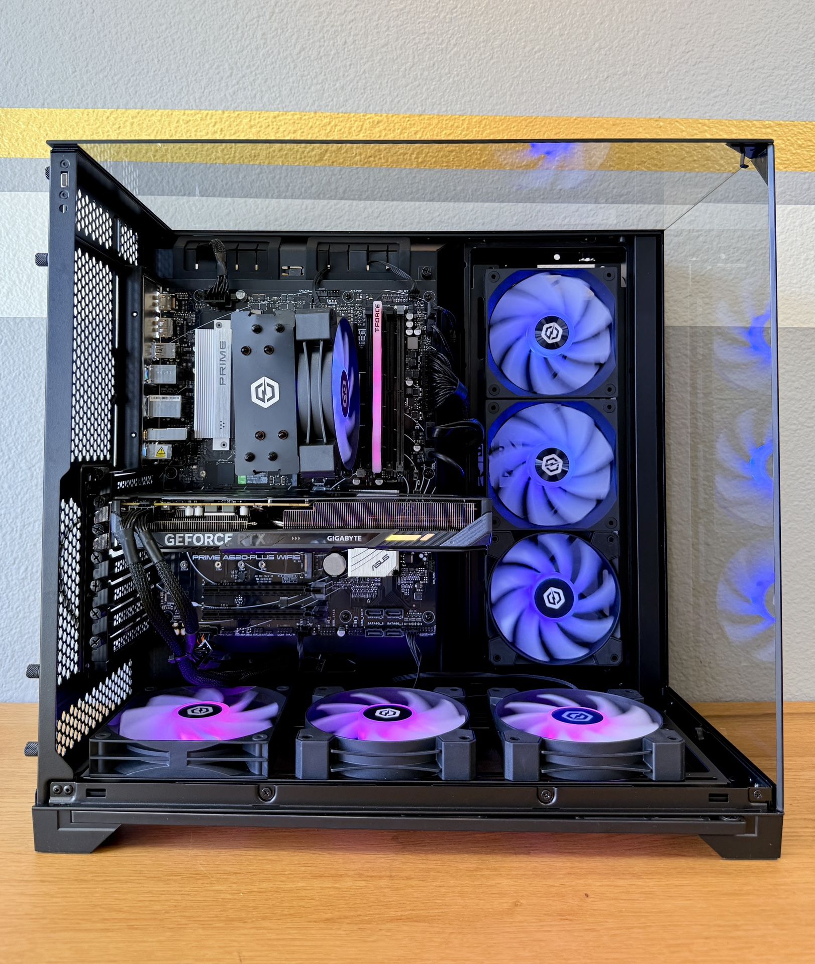 Gaming PC Custom Built by AREA 51🕹Full RGB Set,Ryzen 5/16GB RAM/1TB