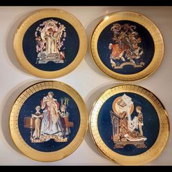 Royal Cornwall Classic Collection Complete Series Edition 4 Plate Set #9300