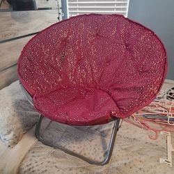 Pink Disc Chair