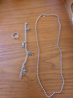 Lot of Tiffany silver jewelry