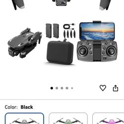 🆕 In 📦 Drone with Camera for Adults Kids2️⃣K One-Key Take Off/Landing FPV RC for Beginners Headless Mode,3️⃣Speeds,360°Flip,2️⃣Batteries Mini Drone,