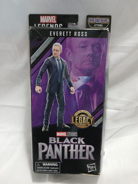 Hasbro Marvel Legends Black Panther Everett Ross Action Figure New In Box 