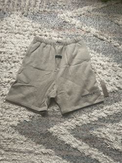Essentials dark oatmeal shorts