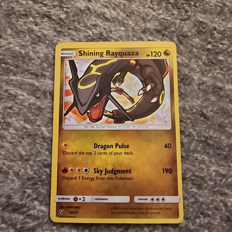 Pokemon Shining Rayquaza 