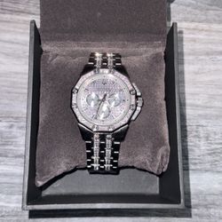 Men's Stainless Steel & Crystal-Accent Bracelet Watch 41.5mm