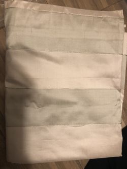 Restoration Hardware Silk Striped Panel curtain $249