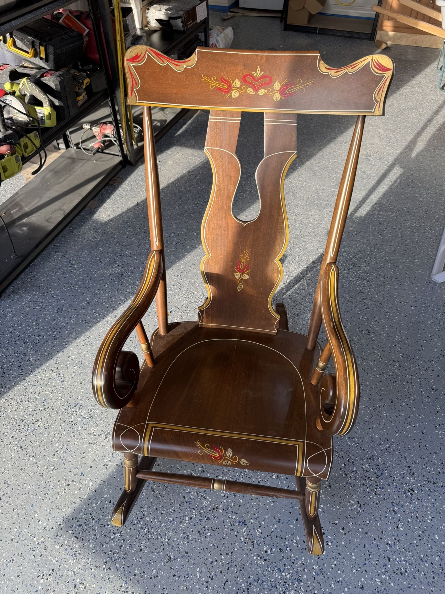 Solid Wood Swing Chair 