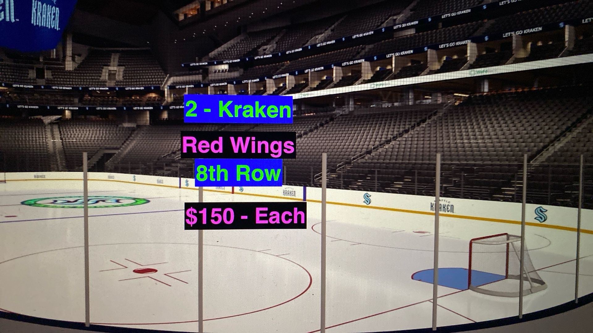 Kraken Red Wings Tickets
