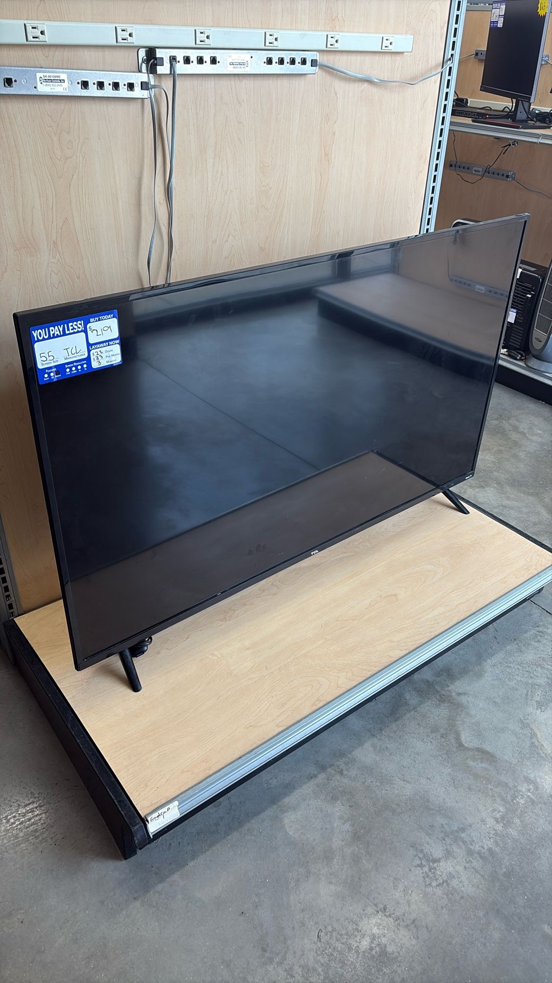 55” TCL Smart tv