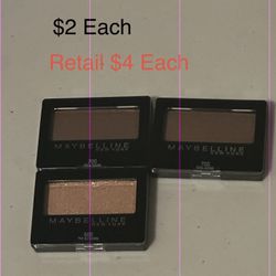 Maybelline Single Shadows $2 Each