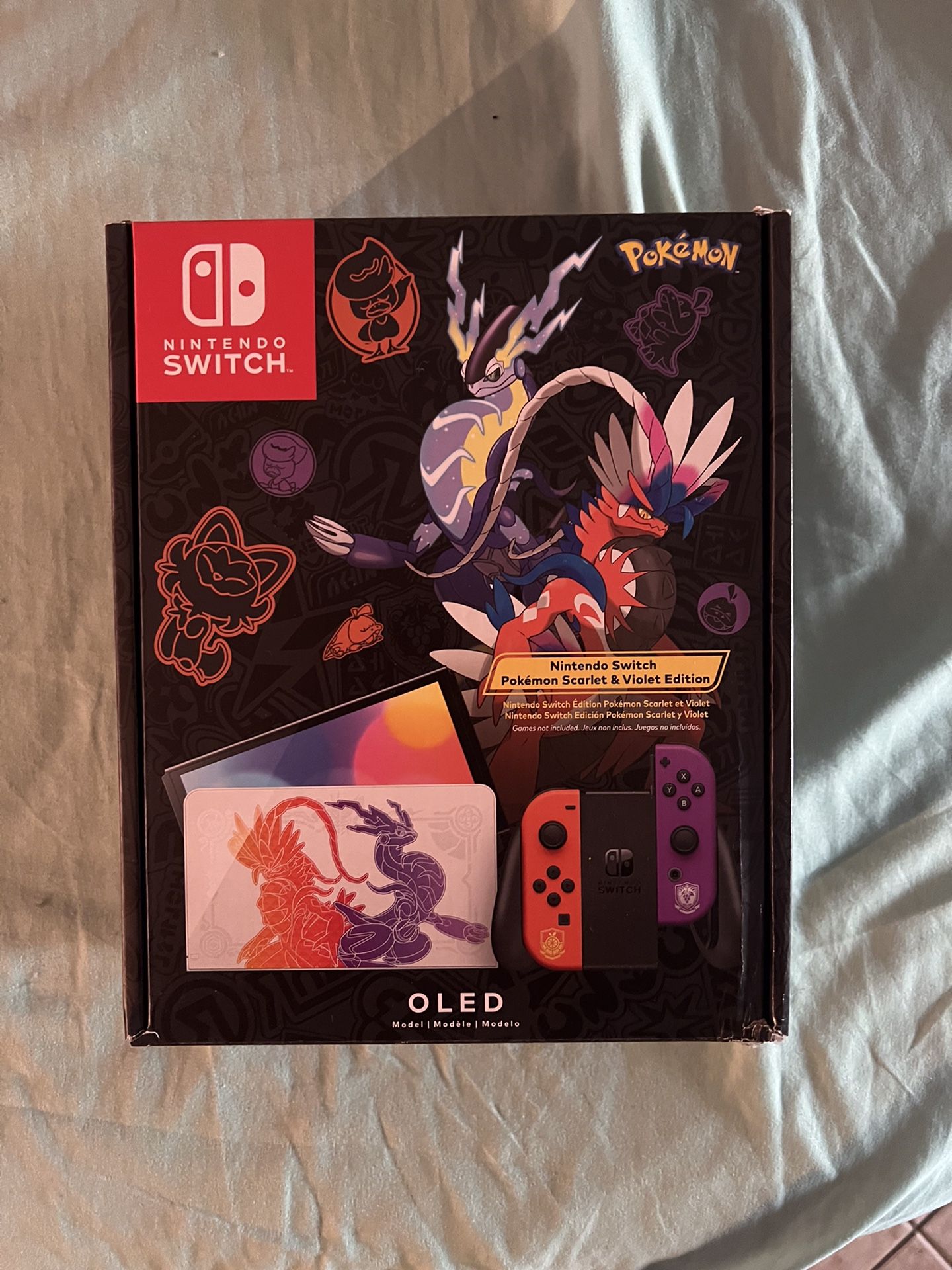 Nintendo Switch OLED Pokemon Scarlet and Violet Edition