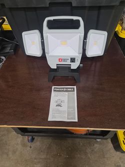 HIGH INTENSITY LED Work Lights by Porter Cable - 5,000 Lumens each (Get Two for $30)