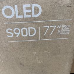 Samsung - 77" Class S90D Series OLED 4K UHD Smart Tizen TV