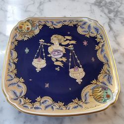 Hutschenreuther Sign of Zodiac Plate “Libra”  (September 23 – October 22) an