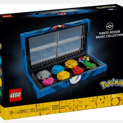*SEALED* Lego 40892 Pokemon Kanto Region Badge Collection