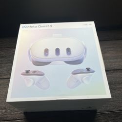 Quest 3 VR Headset 128GB – Upgraded Strap, Controller Grips, Accessories, Box