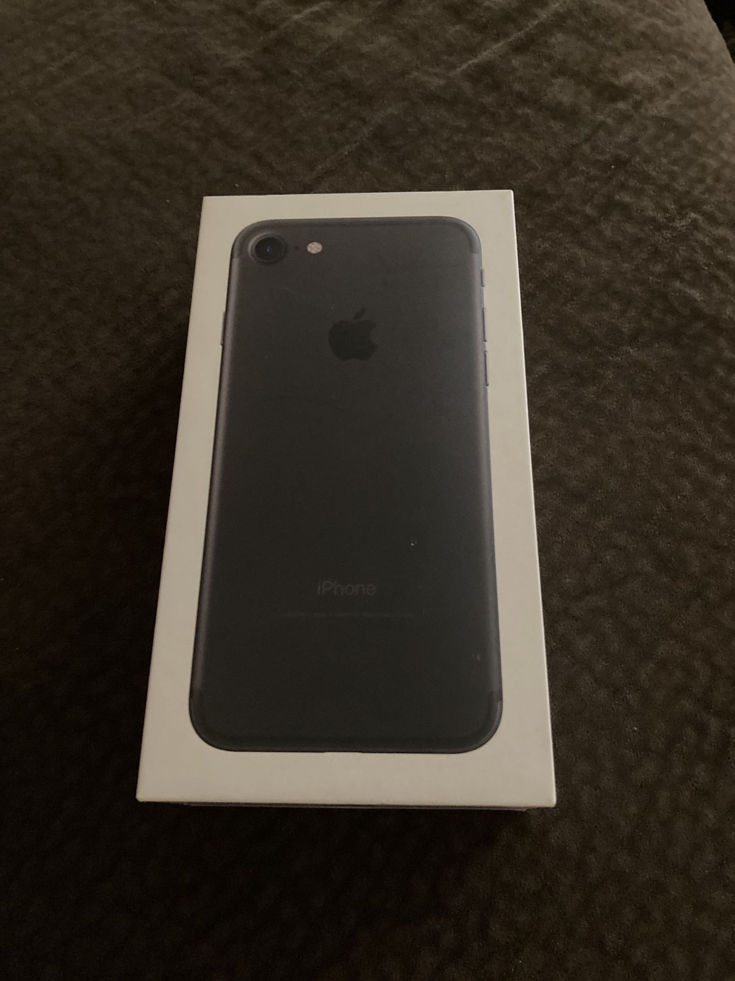 Empty Black Apple iPhone 7 128gb Box