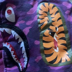 Purple Authentic Bape Jacket