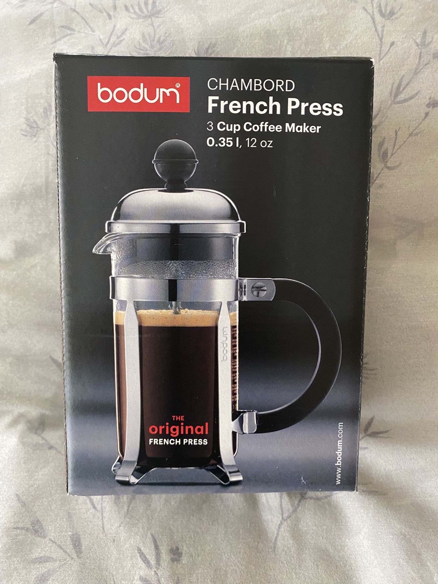 Bodum Chambord French Press 3 Cup Coffee Maker
