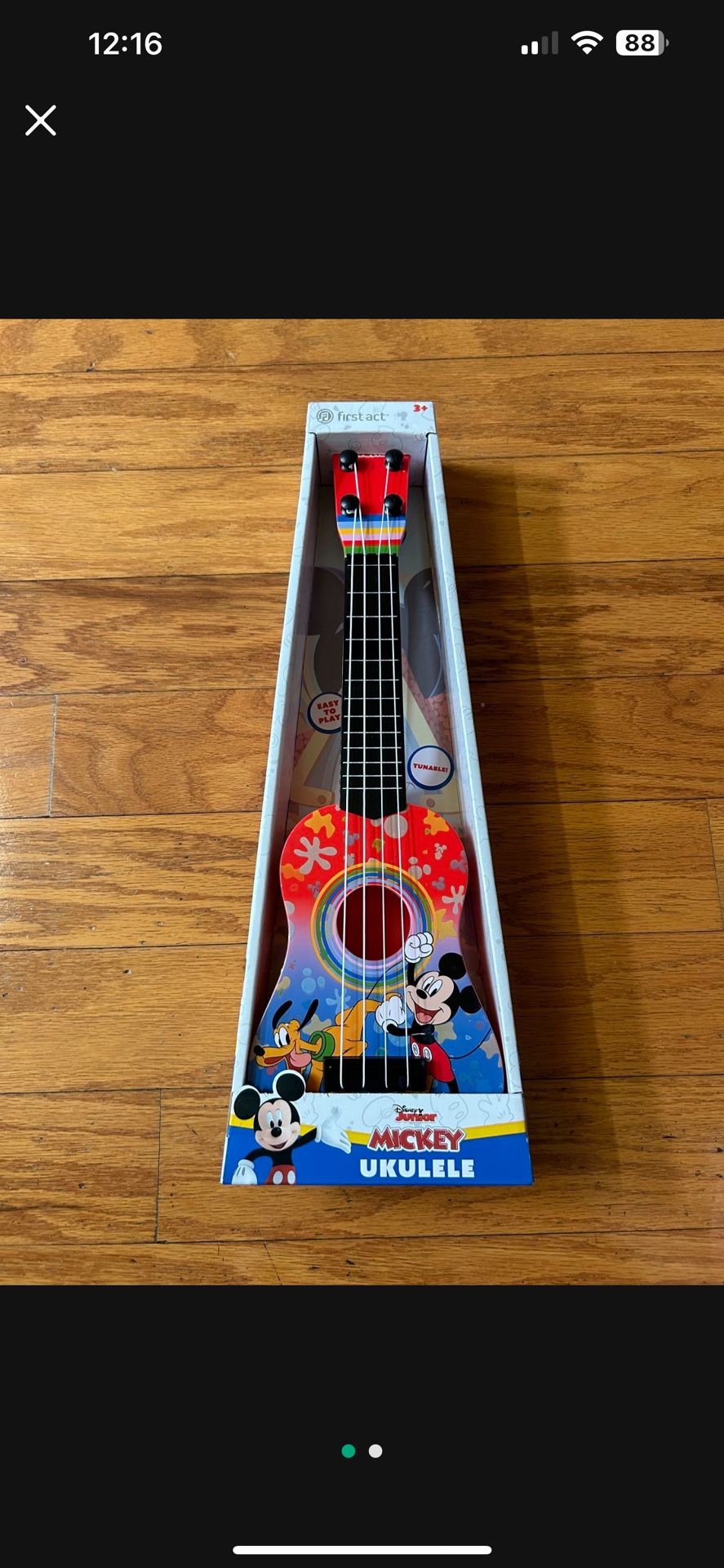 NWT Disney Mickey Mouse Ukulele