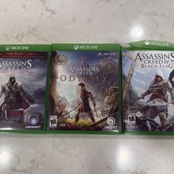 Assassins Creed Games Xbox One Good Condition 