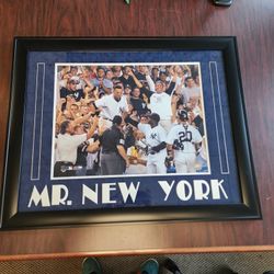 DEREK JETER ICONIC PICTURE FRAMED