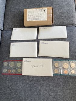  1980   5 Sets  Mint Condition With Original Box  